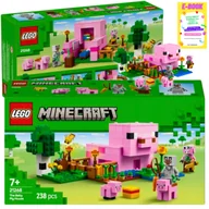 Klocki - LEGO MINECRAFT - DOM PROSIACZKA 21268 KLOCKI PREZENT + EBOOK - miniaturka - grafika 1