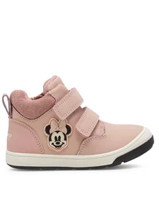 Mickey&Friends Trapery AW23-323DSTC Różowy - Buty dla dziewczynek - miniaturka - grafika 1