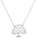 Naszyjniki - Naszyjnik srebrny drzewko szczęścia - miniaturka - grafika 1