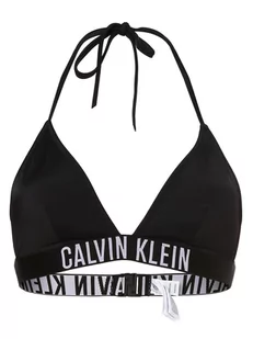 Calvin Klein - Damska góra od bikini  trójkątne miseczki  z wypełnieniem, czarny - Stroje kąpielowe - miniaturka - grafika 1