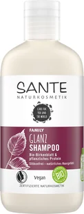 Sante Naturkosmetik FAMILY Szampon nadający połysk z bio-liściem brzozy 200ml 173/40303 - Szampony do włosów - miniaturka - grafika 2