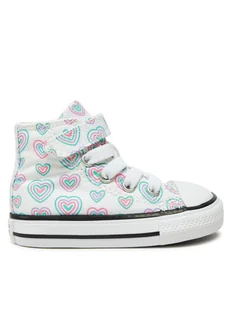 Converse Trampki Chuck Taylor All Star Hearts Easy-On A08379C Kolorowy - Buty dla dziewczynek - miniaturka - grafika 1