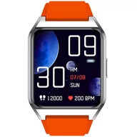 Smartwatch - Rubicon RNCE89 Pomarańczowy - miniaturka - grafika 1