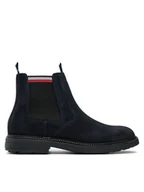 Sztyblety męskie - Tommy Hilfiger Sztyblety Chelsea FM0FM05191 Granatowy - miniaturka - grafika 1
