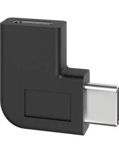 Warsztatowski Adapter kątowy USB-C gniazdo-wtyk Czarny USBC-ADAPTERKAT - Złącza, przejściówki, adaptery - miniaturka - grafika 2