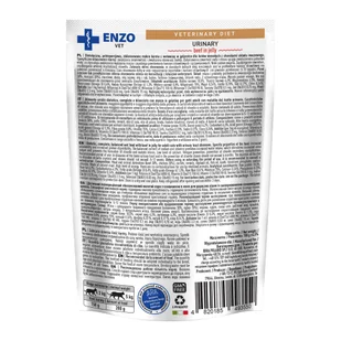 ENZO VET Urinary z wołowiną w galaretce dla kotów 24x100g - Mokra karma dla kotów - miniaturka - grafika 3
