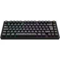 Klawiatury - Dark Project DPKB_NOVA_81_ISO_BLACK klawiatura Gaming USB + RF Wireless + Bluetooth QWERTZ Duński, Angielski, Fiński, Niemiecki, Skandynawia, Norweski, Hiszpański, Szwecki, British English, UK międzynarodowy Czarny - miniaturka - grafika 1