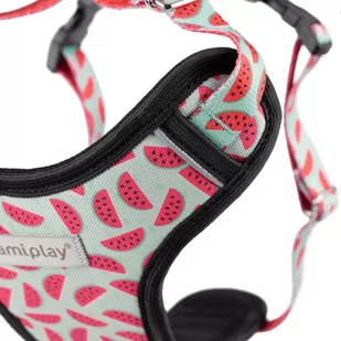 Amiplay Behappy Szelki Regulowane Discovery L 30-45 X 45-65 X 2 Cm Watermelon Dla Psa - Szelki dla psów - miniaturka - grafika 1