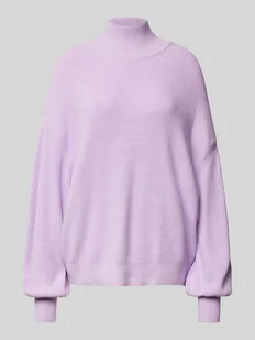 Sweter z dzianiny ze stójką model ‘Magnea Rachelle’ - Swetry damskie - miniaturka - grafika 1