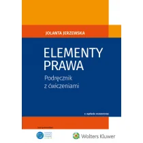 Jerzewska Jolanta Elementy prawa Podręcznik z ćwiczeniami - mamy na stanie, wyślemy natychmiast - Prawo - miniaturka - grafika 1