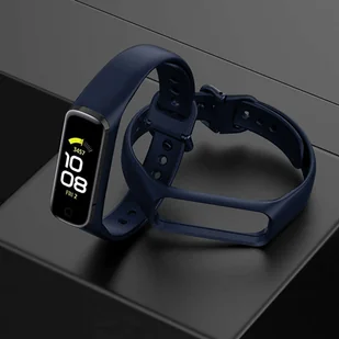 Sportowy pasek gumowy soft Alogy strap do Samsung Galaxy Fit 2 SM-R220 Sky Blue - Akcesoria do smartwatchy - miniaturka - grafika 5