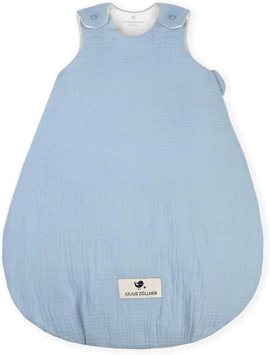 ŚPIWÓR NIEMOWLĘCY 56/62 BAWEŁNA MUŚLINOWA DENIM