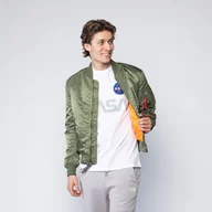 Kurtki męskie - Alpha Industries MA-1 VF 59 Long JACKET DARK GREEN - miniaturka - grafika 1