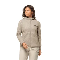 Kurtki damskie - Damska kurtka polarowa Jack Wolfskin TANNENSPUR JKT W anis - XS - miniaturka - grafika 1