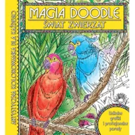 Poradniki hobbystyczne - Smart Books Świat zwierząt, Magia Doodle. Artystyczna kolorowanka dla każdnego - miniaturka - grafika 1