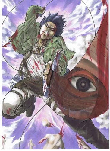 Plakat Anime Attack on Titan aot_040 A2 (custom)