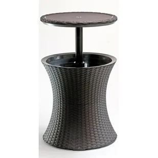 KETER Stolik ogrodowy 3w1 50 cm Pacific Cool Bar brąz BK-002108 + 20 zł na pierwsze zakupy BK-002108 - Stoły ogrodowe - miniaturka - grafika 1