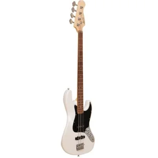 Gitara basowa EVER PLAY JB SB WH/BK - Gitary basowe - miniaturka - grafika 1