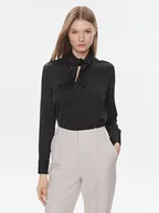 Bluzki damskie - Calvin Klein Bluzka K20K206890 Czarny Regular Fit - miniaturka - grafika 1