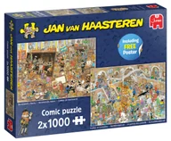 Puzzle - Jumbo Puzzle 2x1000 Haasteren Wycieczka do muzeum G3 - miniaturka - grafika 1