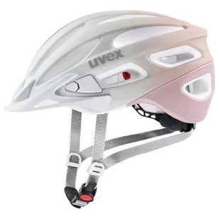 UVEX True CC Helmet, biały/różowy 52-55cm 2022 Kaski miejskie i trekkingowe S4100540615 - Kaski rowerowe - miniaturka - grafika 1