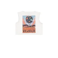 Koszulki i topy damskie - Wrangler Damska koszulka bez rękawów, biała (Worn White), rozmiar S, Worn White, S - miniaturka - grafika 1