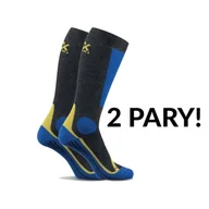 Skarpety termoaktywne - Skarpety Narciarskie Unisex Volkl Ski Kneehigh Terrain Anthracite x 2 PARY - miniaturka - grafika 1