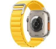 Akcesoria do smartwatchy - Pasek do zegarka Apple Watch Alpine 38/40/41mm żółty Rhinocell - miniaturka - grafika 1