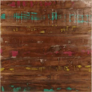 vidaXL Blat stołu, 70x70x3,8 cm, kwadratowy, lite drewno z odzysku - Stoły - miniaturka - grafika 1