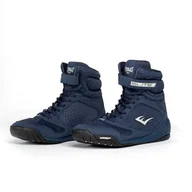 Kimona, stroje i obuwie - Everlast buty bokserskie ELITE 2 BOXING SHOES NAVY rozmiar 39 - miniaturka - grafika 1
