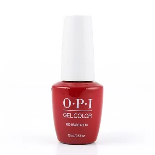 Opi OPI GelColor Red Heads Ahead 15ml - Żele do paznokci - miniaturka - grafika 1