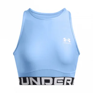 Damski top treningowy Under Armour Heatgear Rib Tank - niebieski - UNDER ARMOUR - Koszulki sportowe damskie - miniaturka - grafika 1