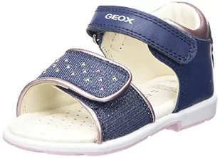 Geox Dziewczęce sandały B VERRED dla dziewczynek, AVIO/PINK, 24 EU, Avio Pink, 24 EU - Buty dla dziewczynek - miniaturka - grafika 1