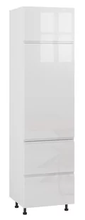 Alba Słupek Wysoki Prawy Ds2-60-220 Hk-Xs Modernbox Biały Połysk - Meble kuchenne - miniaturka - grafika 1