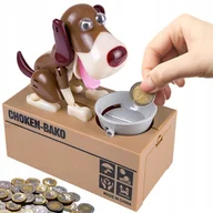Skarbonki - SKARBONKA PIESEK PIES ZJADA MONETY INTERAKTYWNA AUTOMAT SCHOWEK SEJF DUŻA - miniaturka - grafika 1