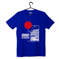 Odzież do sportów motorowych - T-shirt koszulka Mitsubishi 3000GT niebieska-XL - miniaturka - grafika 1