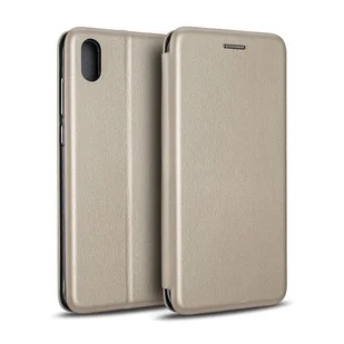 NoName Etui Book Magnetic Huawei Y5 2019 złoty /gold - Etui i futerały do telefonów - miniaturka - grafika 1