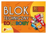 Podobrazia, bloki, papiery - Blok Techniczny Kolorowy A4 - miniaturka - grafika 1