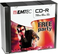 Nośniki danych - Emtec ECOC801052SL płyta CD CD-R 700 MB 52x 10 szt. - miniaturka - grafika 1