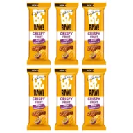 Batoniki - BeRaw Baton Crispy Fruit Mango & Marakuja zestaw 6 x 40 g - miniaturka - grafika 1