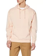 Bluzy męskie - Urban Classics Męska bluza z kapturem oversize, Różowy (różowy), XL - miniaturka - grafika 1