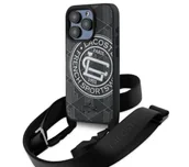 Etui i futerały do telefonów - Lacoste Mono Sportswear MagSafe do iPhone 16 Pro Max Czarny - miniaturka - grafika 1