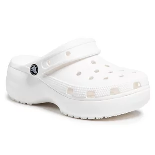 Crocs Klapki Classic Platform Clog W 206750 White - Klapki i japonki damskie - miniaturka - grafika 1