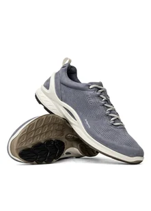 Buty outdoorowe damskie niebieskie Ecco Biom Fjuel W Low Nub 837533-02646 - ECCO - Buty trekkingowe damskie - miniaturka - grafika 1