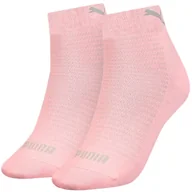 Skarpetki i podkolanówki sportowe - Skarpety damskie Puma QUARTER 2-PACK różowe 90795604 - miniaturka - grafika 1
