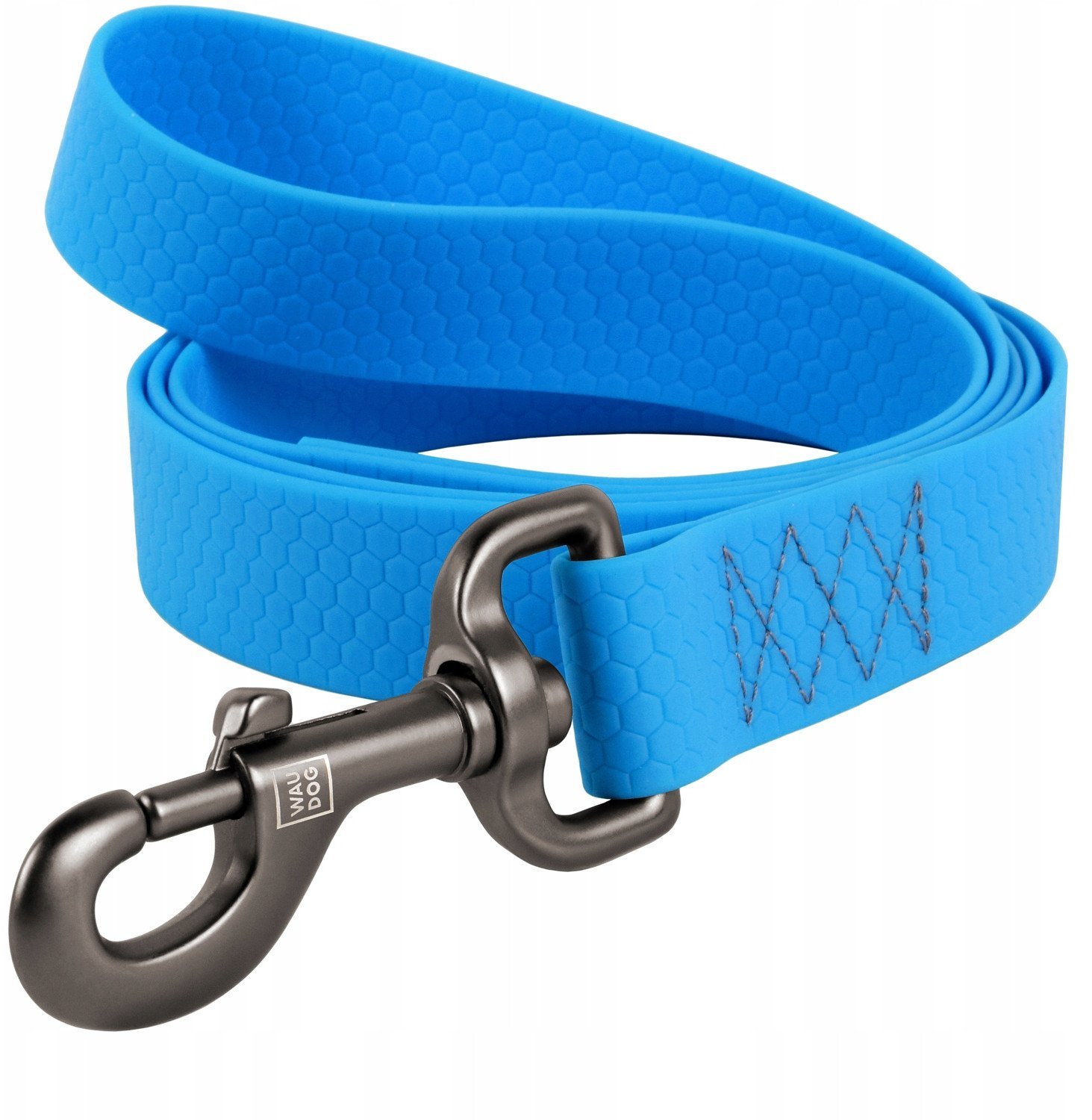 WAU DOG SMYCZ WATERPROOF 2,0/305cm PVC NIEBIESKA