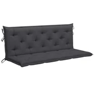 Poduszki ogrodowe - vidaXL Poduszka na huśtawkę antracytowa tkanina 150 cm 315016 - miniaturka - grafika 1