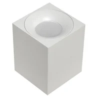 Oprawy, klosze i abażury - Oprawa sufitowa Cyro White stała prostokat alumini - miniaturka - grafika 1