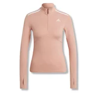 Bluzki damskie - Koszulka damska Adidas Hyperglam z długim rękawem różowa-S - miniaturka - grafika 1