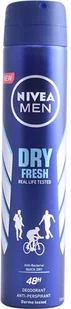 Nivea Men Dry Fresh dezodorant w sprayu 200ml - Dezodoranty i antyperspiranty męskie - miniaturka - grafika 1